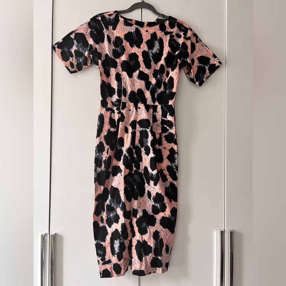ASOS printed sheath dress